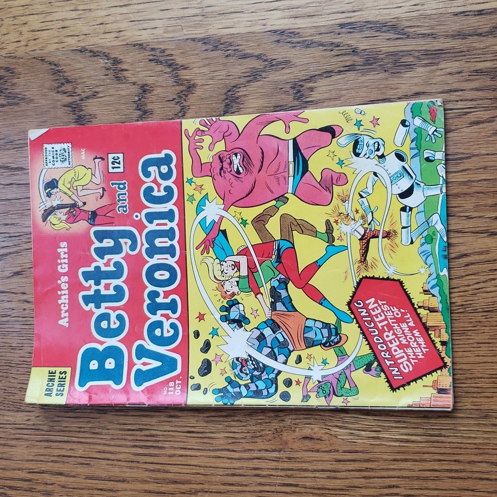 Vintage 60s Archie's Girls Betty And Veronica No. 118 Archie Series Comic Book